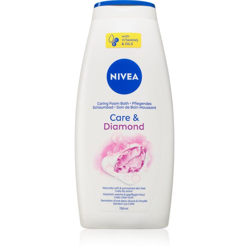 NIVEA Care & Diamond suihku- ja kylpygeeli 750 ml