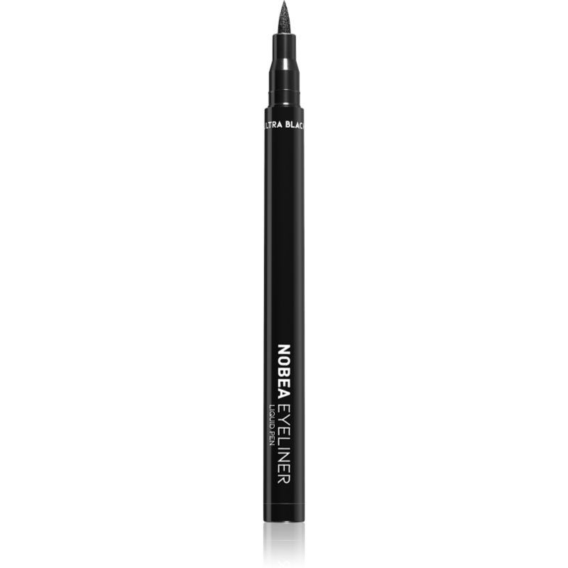 NOBEA Day-to-Day Liquid Pen Eyeliner vedenkestävä eyelinerkynä sävy Ultra Black 1,1 ml