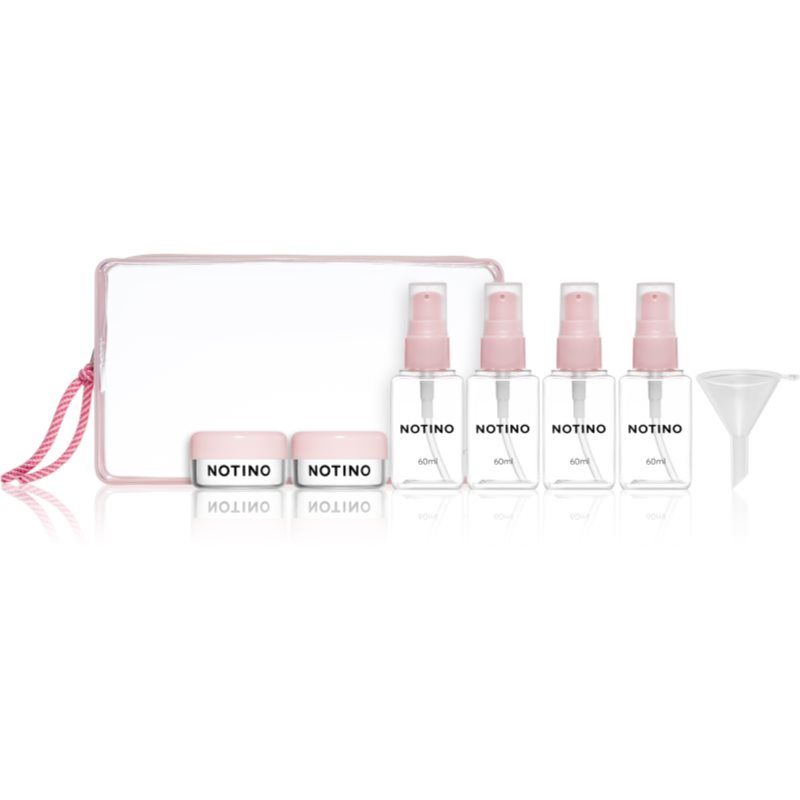 Notino Travel Collection Travel Bottle Set matkapullot Pink