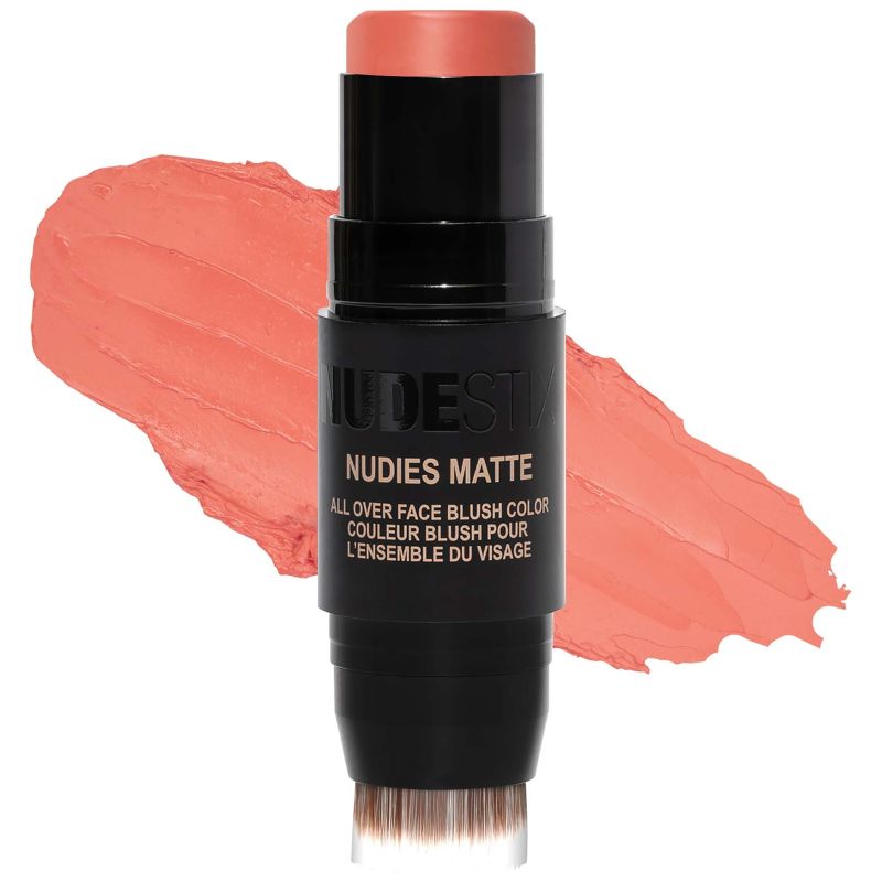 NUDESTIX Nudies Matte All Over Face Blush Colour 7g (Various Shades) - Nude Peach