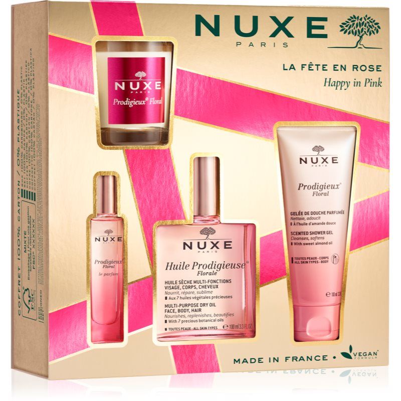 Nuxe Huile Prodigieuse Florale lahjasetti (kasvoille, vartalolle ja hiuksille)