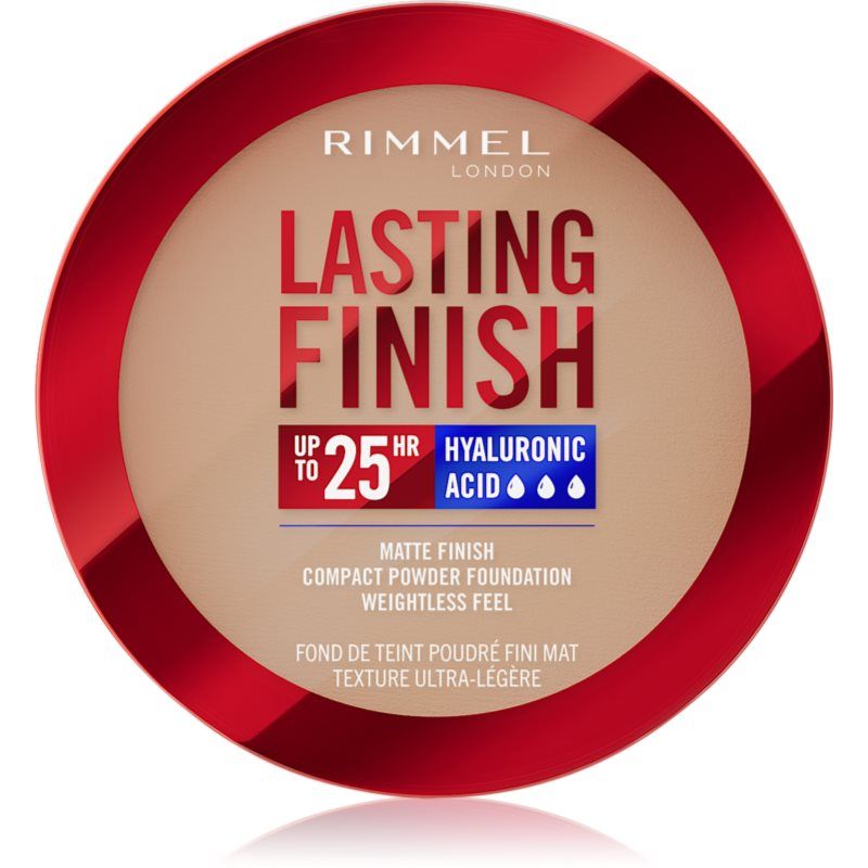 Rimmel Lasting Finish 25H kiinteä puuteri SPF 20 sävy 007 Golden Beige 7 g