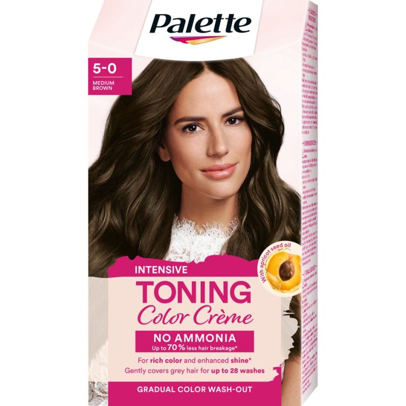 Schwarzkopf Palette Intensive Toning Color Crème  5-0 Medium Brown