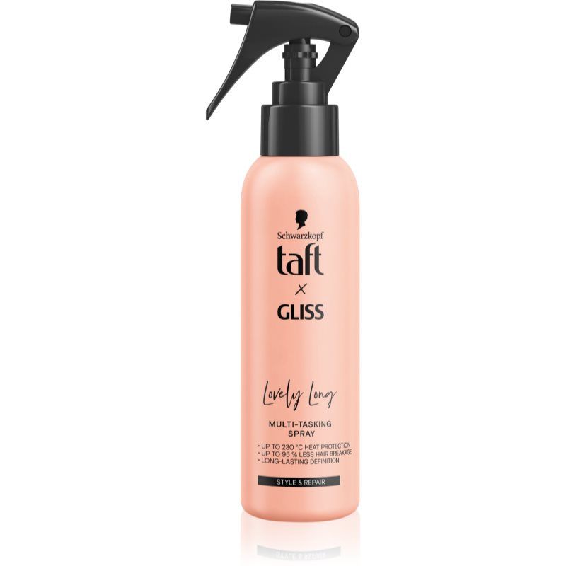 Schwarzkopf Taft x Gliss monikäyttöinen suihke hiusten lämpökäsittelyyn Lovely Long 150 ml