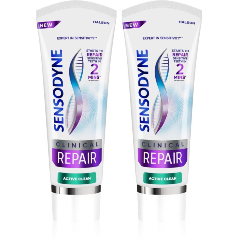 Sensodyne Clinical Repair Active Clean hammastahna 2x75 ml