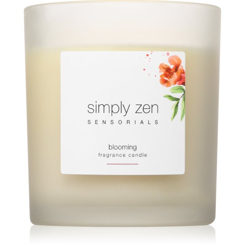 Simply Zen Sensorials Blooming Fragrance Candle tuoksukynttilä 120 g