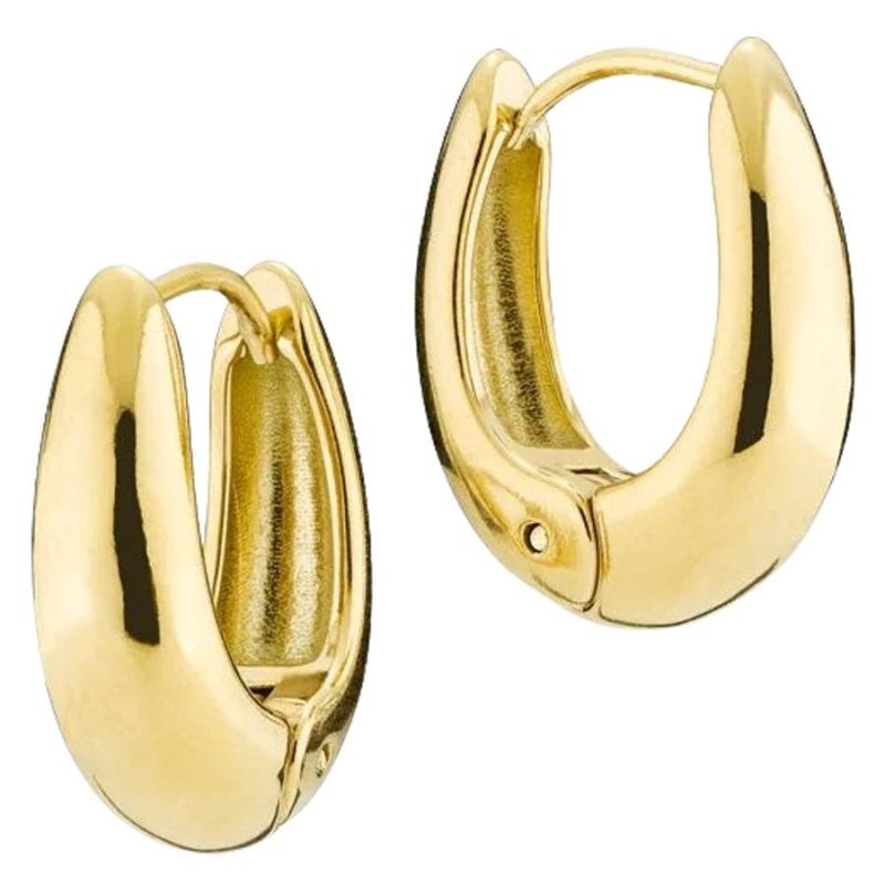 Sistie2ND Maya Earrings Gold Plated 20 mm