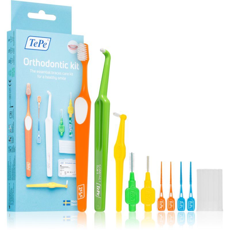 TePe Orthodontic Kit setti(hammasrautojen puhdistukseen)