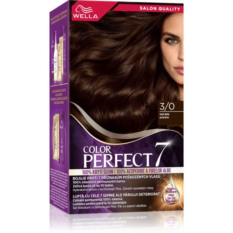 Wella Color Perfect hiusväri sävy 3/0 Dark Brown 1 kpl