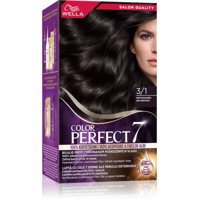 Wella Color Perfect hiusväri sävy 3/1 Dark Ash Brown 1 kpl