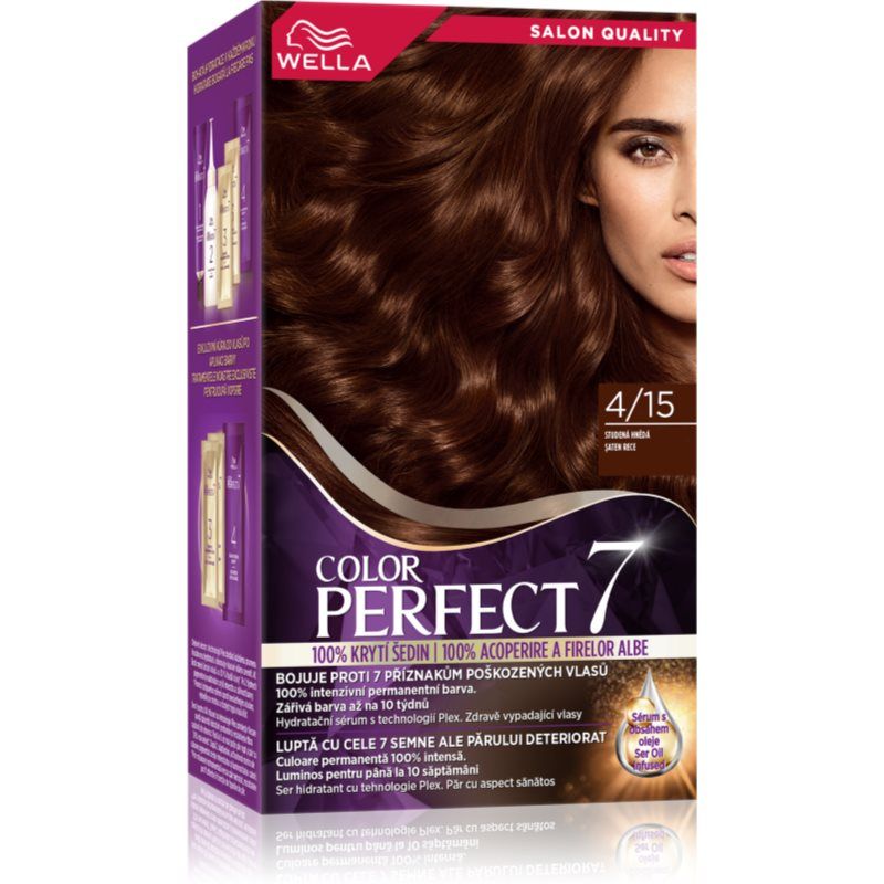 Wella Color Perfect hiusväri sävy 4/15 Cool Evening Brown 1 kpl