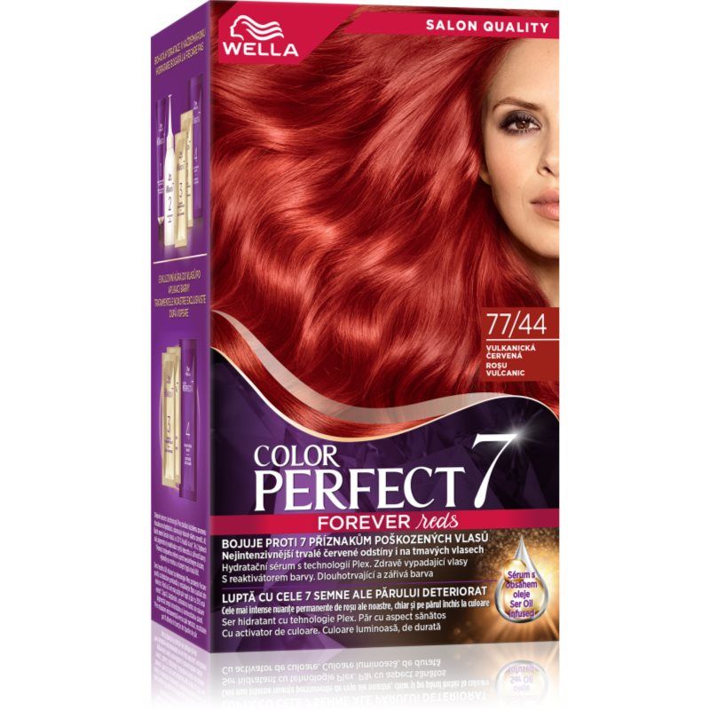 Wella Color Perfect hiusväri sävy 77/44 Volcano Red 1 kpl