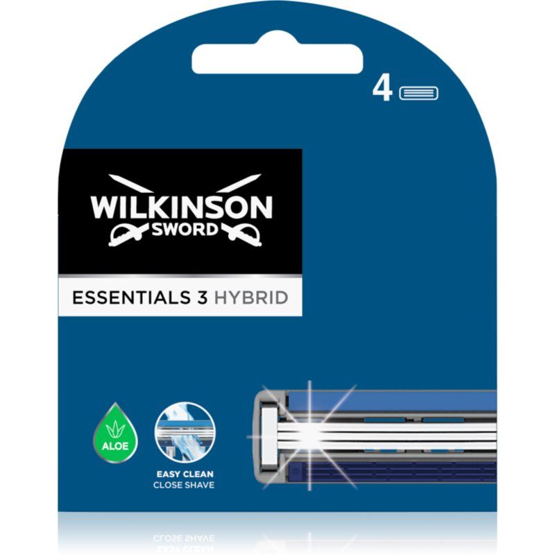 Wilkinson Sword Essentials 3 Hybrid vaihtoterät 4 kpl