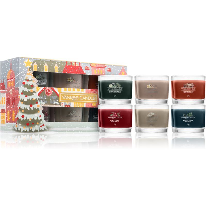 Yankee Candle Christmas Collection 6 Votive Candles lahjasetti