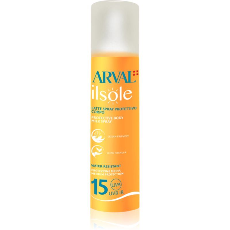 Arval IlSole Protective Body Milk Spray SPF 15 aurinkomaitosuihke 200 ml