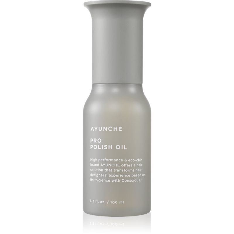 AYUNCHE Pro Polish Oil hiusöljy hiusten kiiltoa ja pehmeyttä lisäävä 100 ml