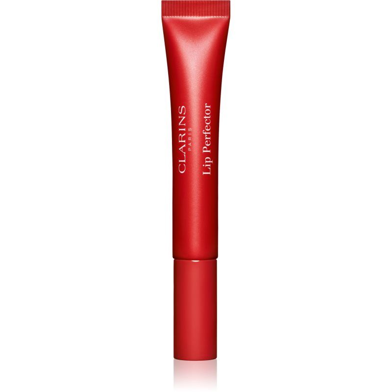 Clarins Lip Perfector Glow kimalteleva huulikiilto huuliin ja poskiin sävy 23 pomegranate glow 12 ml
