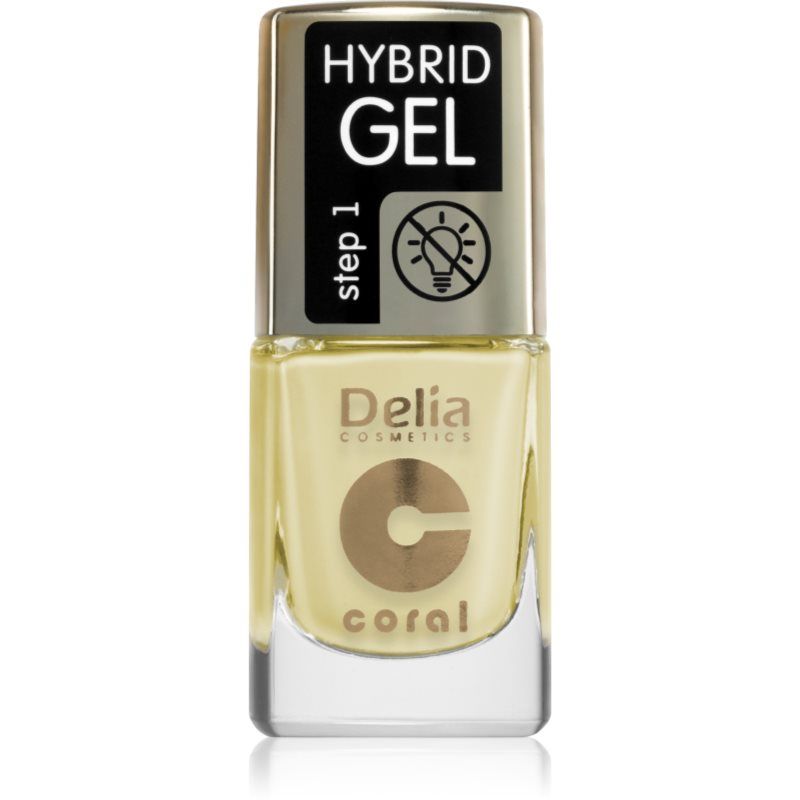 Delia Cosmetics Coral Nail Enamel Hybrid Gel geelikynsilakka sävy 137 11 ml