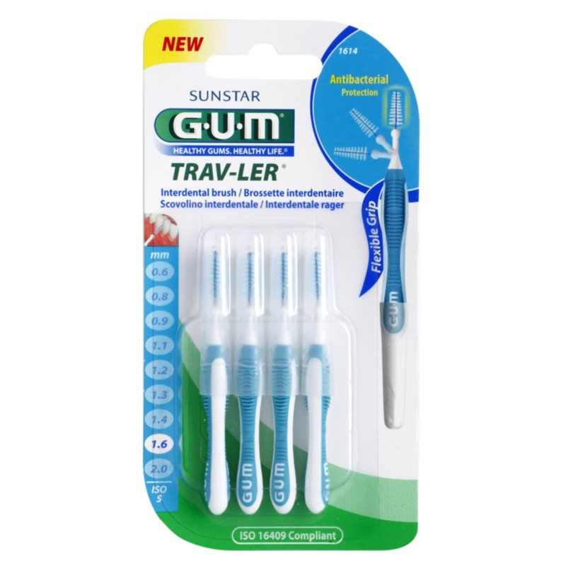G.U.M Trav-Ler Interdental hammasväliharjat 1,6 mm 4 kpl