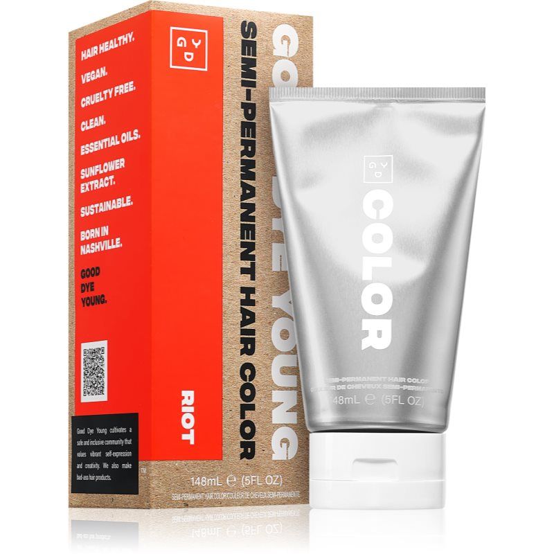 Good Dye Young Semi-Permanent Hair Colour puolikestoväri hiuksille sävy Riot 148 ml