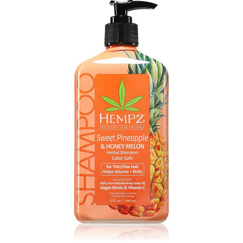 HEMPZ Sweet Pineapple Honey Melon kosteuttava shampoo hiuksiin 500 ml