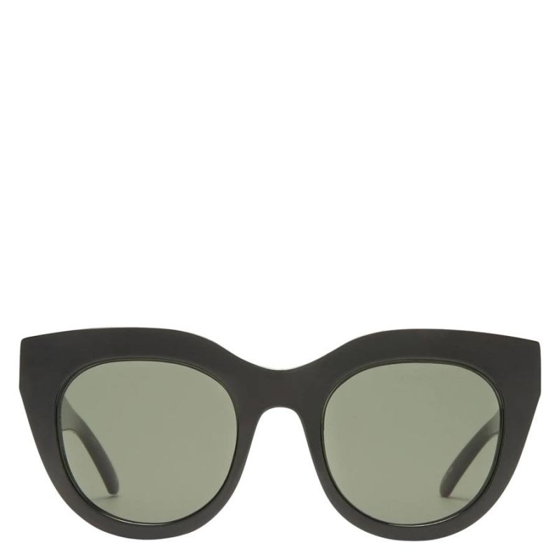 Le Specs Air Heart Black/Gold With Khaki Mono Lens