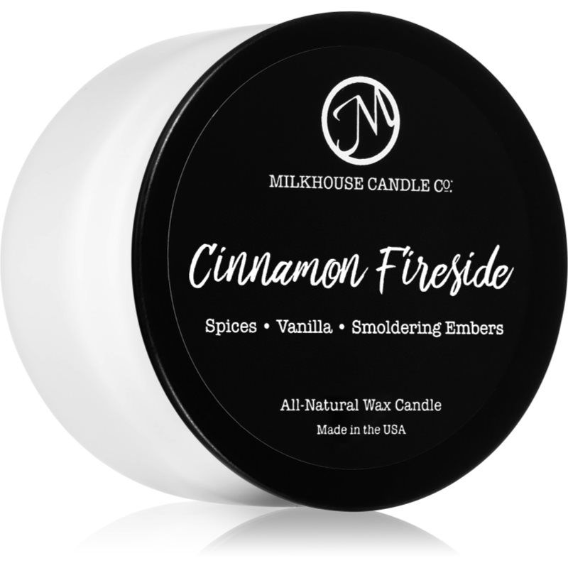 Milkhouse Candle Co. Creamery Cinnamon Fireside tuoksukynttilä Sampler Tin 106 g