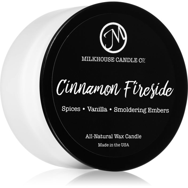 Milkhouse Candle Co. Creamery Cinnamon Fireside tuoksukynttilä Sampler Tin 42 g