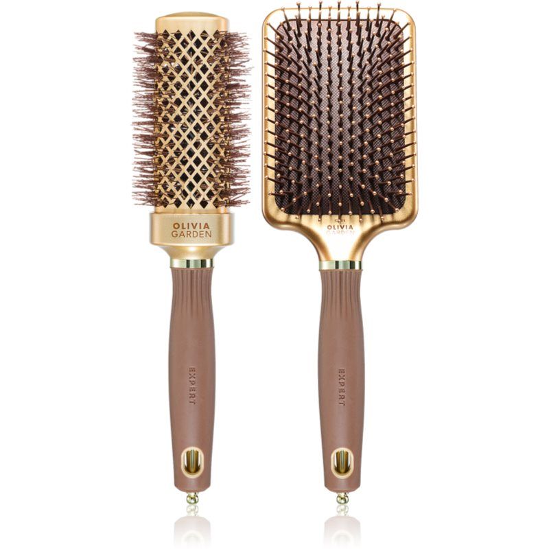 Olivia Garden Brown & Gold Set lahjasetti hiuksiin naisille