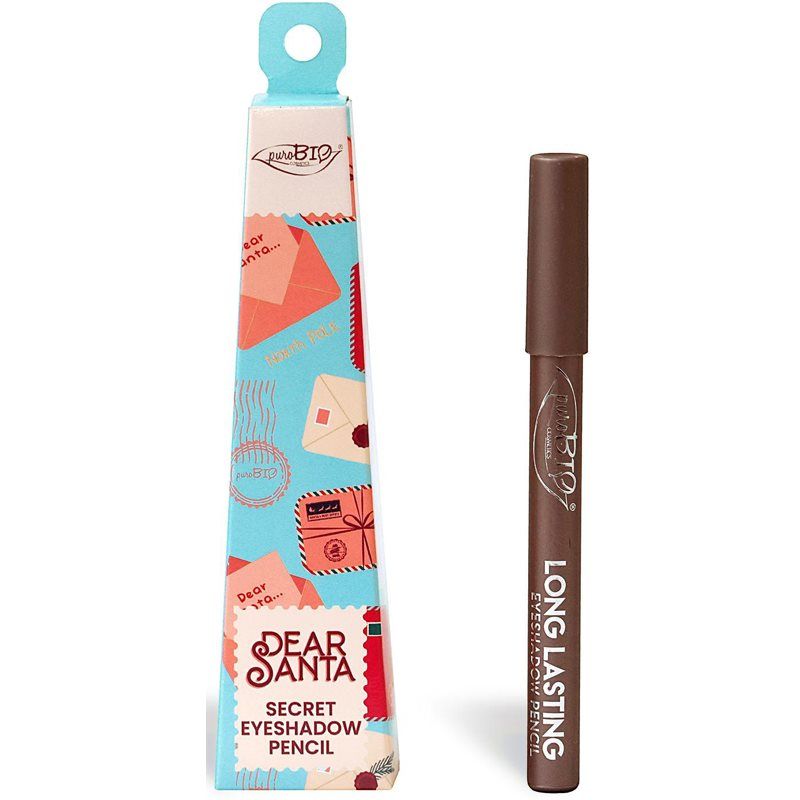 puroBIO Cosmetics Dear Santa SECRET pitkäkestoinen luomivärikynä lahjapakkauksessa sävy 07L 3 g