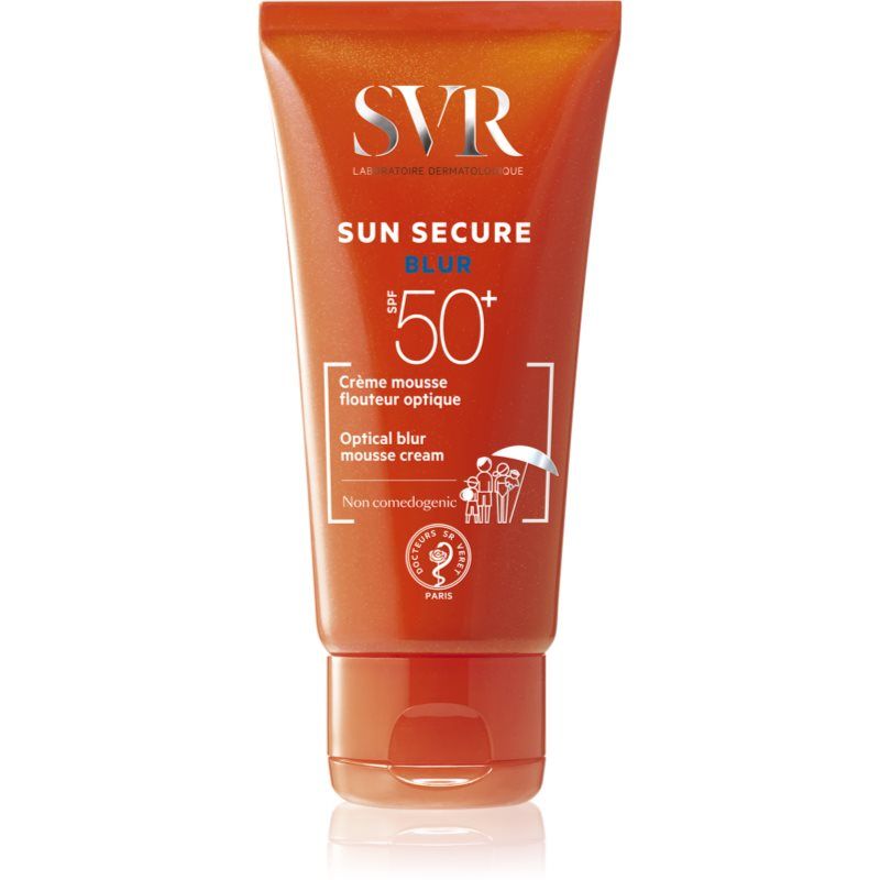 SVR Sun Secure Blur ihon sävyä yhtenäistävä suojavaahto SPF 50+ 50 ml