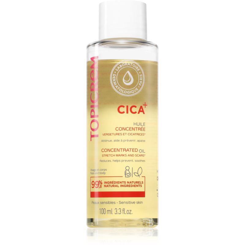 Topicrem CICA Concentrated Oil öljy arpiin ja raskausarpiin 100 ml