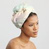 Kitsch Satin-Wrapped Microfiber Hair Towel - Aura thumbnail 3