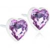 Blomdahl Medical Plastic  Heart 6mm Amethyst thumbnail 1