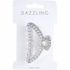 Dazzling Colored Hair Clip Silver thumbnail 1