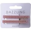 Dazzling Hår Glitterspänne 2-pack Rosa thumbnail 1