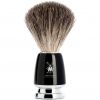 Mühle Rytmo Shaving Brush High-Grade Resin Black Pure Badger thumbnail 1