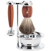 Mühle VIVO Shaving Set Plum Wood Black Fibre Safety Razor thumbnail 1