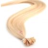 Poze Hairextensions Poze Keratin Premium Extensions 12A Pure Blon thumbnail 1