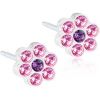 Blomdahl Medical Plastic  Daisy 5mm Amethyst thumbnail 1