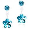 Blomdahl Medical Plastic  Pendant Flower 4/6mm Aquamarine thumbnail 1
