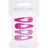 Dazzling Hårspänne 4-pack randigt thumbnail 1