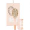 BACHCA Baby Kit Brush 100% boar small size + wooden comb Pink thumbnail 1