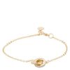 Snö Of Sweden Connected Chain Bracelet – Gold/Clear thumbnail 1