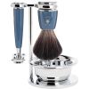 Mühle Rytmo Safety Razor Shaving Set Black Fiber Resin Petro Blue thumbnail 1