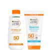 Garnier Ambre Shea Butter Sun Protection Cream SPF50 and Mini 50ml Bundle thumbnail 1