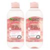 Garnier Micellar Rose Water Cleanse &amp; Glow 400ml Duo Pack thumbnail 1