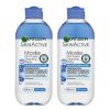 Garnier Micellar Water Facial Cleanser Delicate Skin and Eyes 400ml Duo Pack thumbnail 1