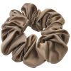Lenoites Mulberry Silk Scrunchie, Brown thumbnail 1
