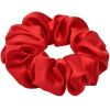 Lenoites Mulberry Silk Scrunchie, Red thumbnail 1